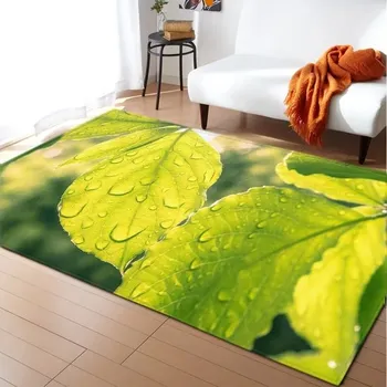 Rohožka Květinová podlahová rohož s 3D tiskem | květinový koberec - 2,40 x 60 cm 16 x 24 palců