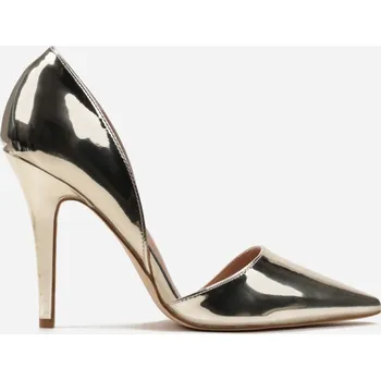 Dámské lodičky Dámské lodičky C-356-60 zlaté na podpatku , VELIKOST 40