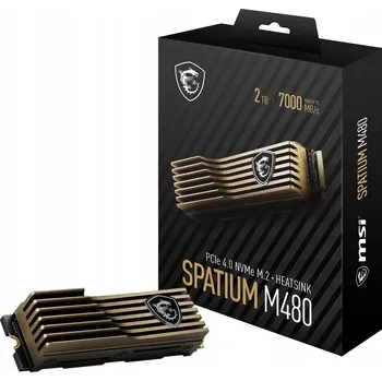 Interní pevný disk SSD disk MSI SPATIUM M480 PCIe 4.0 NVMe M.2 2TB HS