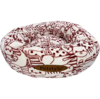 Pelíšek pro psa Surtep Animals Pelech Pet Style Cat 45 x 45 cm Barva: Červená