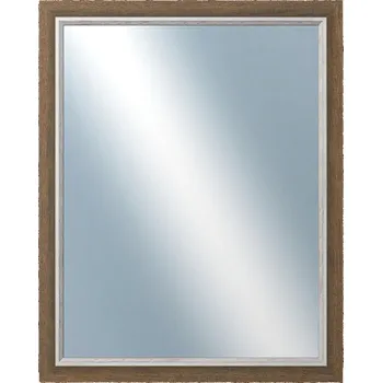 Zrcadlo DANTIK - Zarámované zrcadlo - rozměr s rámem cca 40x50 cm z lišty TAIGA sv.hnědá (3106)