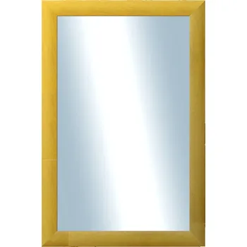 Zrcadlo DANTIK - Zarámované zrcadlo - rozměr s rámem cca 40x60 cm z lišty LEDVINKA žlutá (1439)