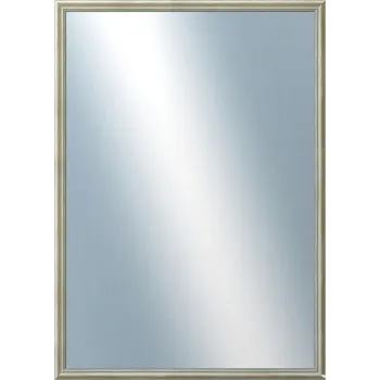 Zrcadlo DANTIK - Zarámované zrcadlo - rozměr s rámem cca 50x70 cm z lišty Y-ka oranžová linka (3128)