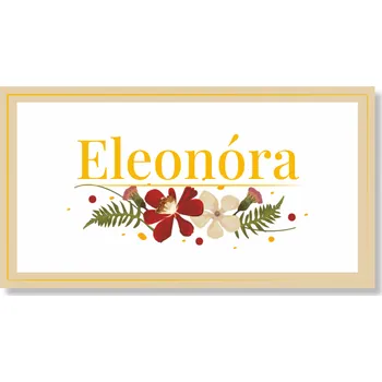 Party nádobí Personal Jmenovka na stůl - Rozkvetlá louka Zvolte množství: od 11 ks do 30 ks