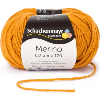 Příze Schachenmayr Merino extrafine 120 Hořčicová 126 (Příze Merino extrafine 120 Hořčicová 126)
