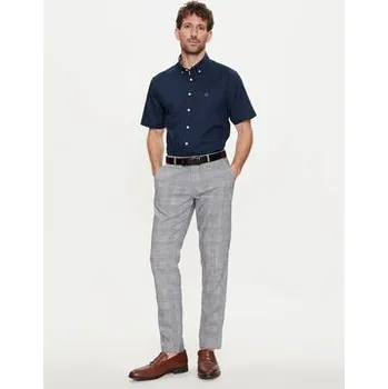 Pánské kalhoty Bugatti Chino kalhoty 4380 56213A Modrá Slim Fit 32_32