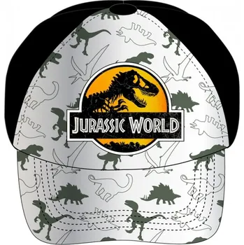 Kšiltovka DOVOZ EU CHLAPECKÁ KŠILTOVKA DINOSAURUS JURSKÝ SVĚT černá Velikost: 52