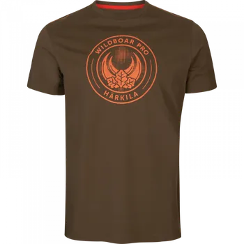 Pánské oblečení HÄRKILA - Wildboar Pro triko LIMITED EDITION zelená/hnědá 5XL