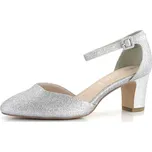 Tamaris lodičky s kotníkovým páskem Silver Glam 1-24432-41 - 39 | P678755