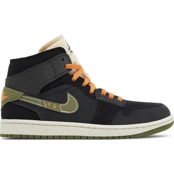Pánské tenisky Jordan 1 Mid SE Craft Anthracite Light Olive Velikost: 41 FD6817-003
