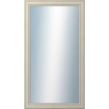 Zrcadlo DANTIK - Zarámované zrcadlo - rozměr s rámem cca 50x90 cm z lišty STEP bílá (3018)