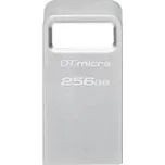 Kingston DataTraveler Micro/256GB/USB 3.2/USB-A/Stříbrná DTMC3G2/256GB
