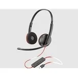 HP Poly Blackwire 3220 náhlavní souprava, USB-C/A adaptér, stereo (bulk) 8X228A6