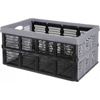 Úložný box SKLÁDACÍ KOŠÍK / PŘEPRAVKA s uchy Plastový box 32l