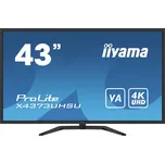 iiyama ProLite X4373UHSU-B1 počítačový monitor 108 cm (42.5") 3840 x 2160 px 4K Ultra HD Černá