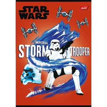 Sešit St.Majewski ŠKOLNÍ SEŠIT A5 STAR WARS 16 listů, linkovaný, 4 druhy