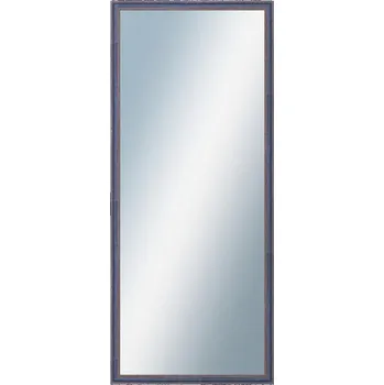 Zrcadlo DANTIK - Zarámované zrcadlo - rozměr s rámem cca 60x140 cm z lišty LYON modrá (2668)