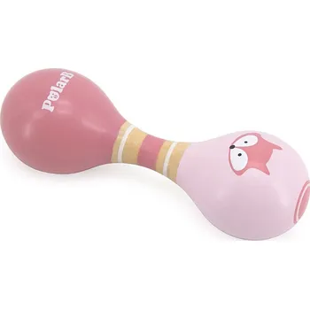 Dřevěná hračka Dřevěná dvojitá rumbakoule Viga Liška