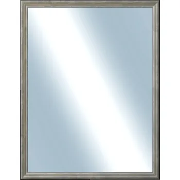 Zrcadlo DANTIK - Zarámované zrcadlo - rozměr s rámem cca 70x90 cm z lišty Anversa stříbrná (3152)