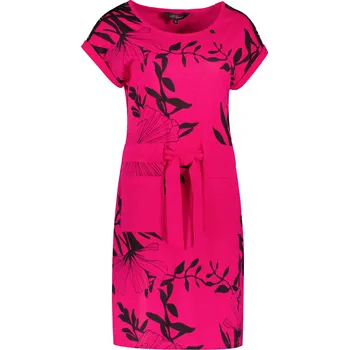 Dámské šaty Dámské šaty ALTISPORT CETTA RŮŽOVÁ POTISK S
