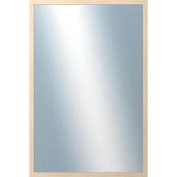 Zrcadlo DANTIK - Zarámované zrcadlo - rozměr s rámem cca 40x60 cm z lišty KASSETTE dub bělený malá (2865)