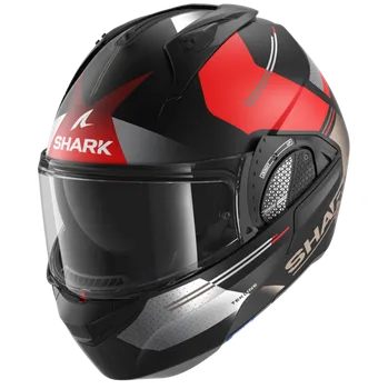 Helma na motorku Shark Helmets Evo-GT Tekline KUR červená/modrá/šedá XS