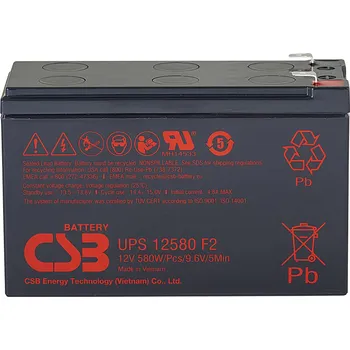 Záložní baterie Akumulátor CSB 12V, 9,4Ah (UPS12580)