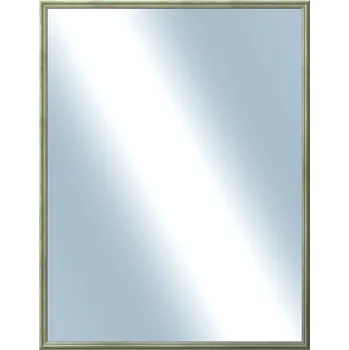 Zrcadlo DANTIK - Zarámované zrcadlo - rozměr s rámem cca 70x90 cm z lišty Y-ka zelená linka (3126)