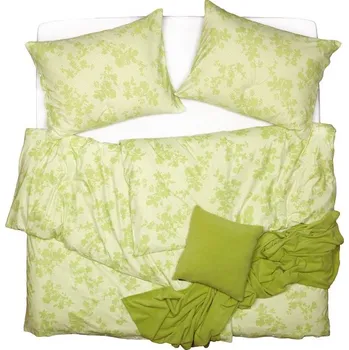 Povlečení SCANquilt povlečení KLASIK pepito zelinkavá 140 x 220/70 x 90 cm