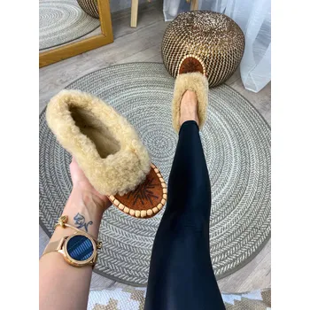 Dámské pantofle Dámské papuče- balerínky s výšivkou model 88, VELIKOST 38