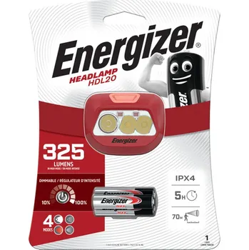Čelovka ENERGIZER HEADLAMP HDL20 E303835700 – Červená