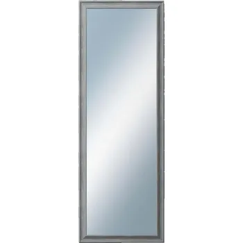 Zrcadlo DANTIK - Zarámované zrcadlo - rozměr s rámem cca 50x140 cm z lišty KOSTELNÍ malá šedá (3167)