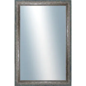 Zrcadlo DANTIK - Zarámované zrcadlo - rozměr s rámem cca 40x60 cm z lišty NEVIS modrá (3052)