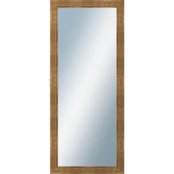 Zrcadlo DANTIK - Zarámované zrcadlo - rozměr s rámem cca 60x140 cm z lišty TRITON široký zlatý (2952)