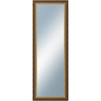 Koupelnový nábytek DANTIK - Zarámované zrcadlo - rozměr s rámem cca 50x140 cm z lišty ZVRATNÁ červenozlatá plast (3069)