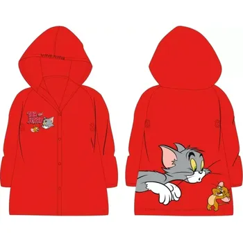 Pláštěnka Dětská pláštěnka Tom a Jerry 5228707 červená