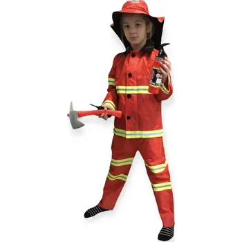 Karnevalový kostým Kostým hasič Velikost: L (128 - 134)