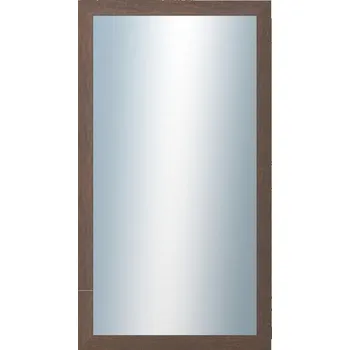 Zrcadlo DANTIK - Zarámované zrcadlo - rozměr s rámem cca 50x90 cm z lišty RETRO hnědá (3144)