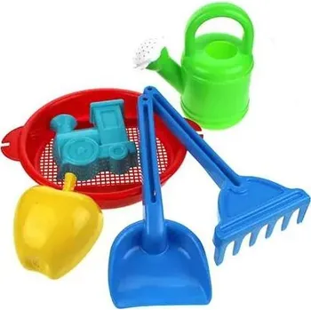 kreativní sada DOVOZ EU SADA DO PÍSKU S KONVIČKOU 6 KS