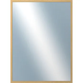 Zrcadlo DANTIK - Zarámované zrcadlo - rozměr s rámem cca 60x80 cm z lišty KASSETTE přírodní lakovaná (2879)