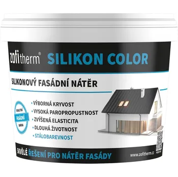 Fasádní barva ZOFITHERM SILIKON COLOR Silikonový fasádní nátěr - 10 Lit
