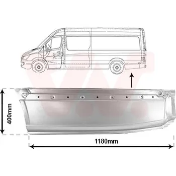 Karosérie Boční stěna VAN WEZEL 5862143