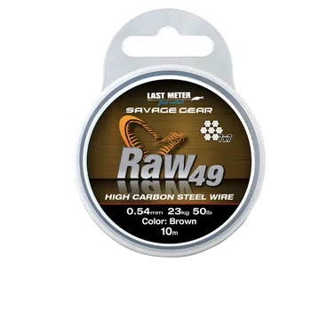 Savage Gear Raw49 Steelwire Uncoated Brown