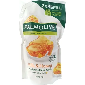 Mýdlo Palmolive Naturals Milk & Honey tekuté mýdlo náhradní náplň 500 ml