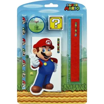 Set školních potřeb 5 - DÍLNÁ PSACÍ SOUPRAVA SUPER MARIO eur 0216 Velikost: uni