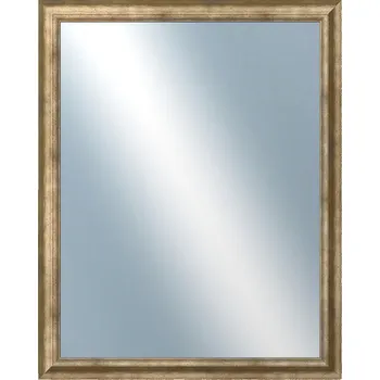 Zrcadlo DANTIK - Zarámované zrcadlo - rozměr s rámem cca 40x50 cm z lišty TRITON bílý bronz (2140)
