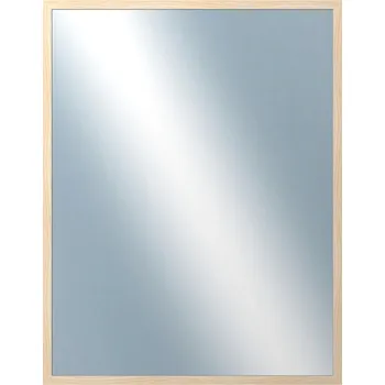 Zrcadlo DANTIK - Zarámované zrcadlo - rozměr s rámem cca 70x90 cm z lišty KASSETTE dub bělený (2861)