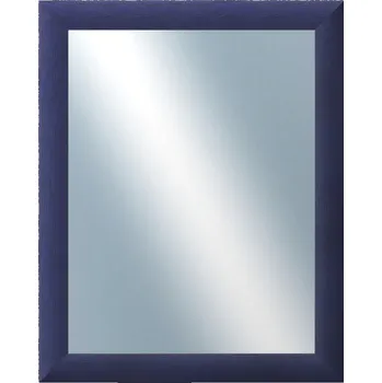 Zrcadlo DANTIK - Zarámované zrcadlo - rozměr s rámem cca 40x50 cm z lišty LEDVINKA modrá (1444)