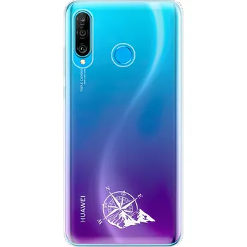 Pouzdro na mobilní telefon Odolné silikonové pouzdro iSaprio - čiré - Explore - Huawei P30 Lite
