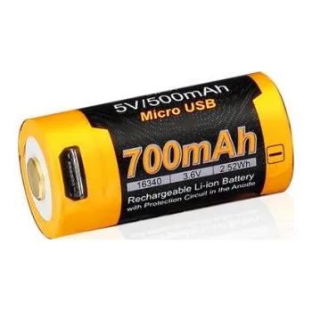 Svítilna FENIX 16340 baterie dobíjecí